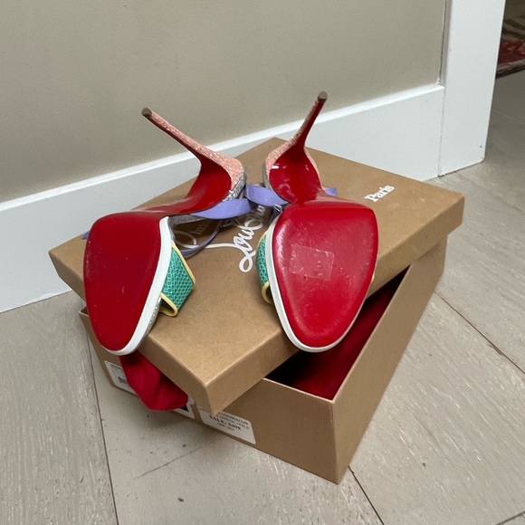 Christian Louboutin crystal heels - Picture 2 of 4